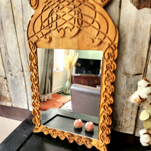 Miroir en bois scandinave